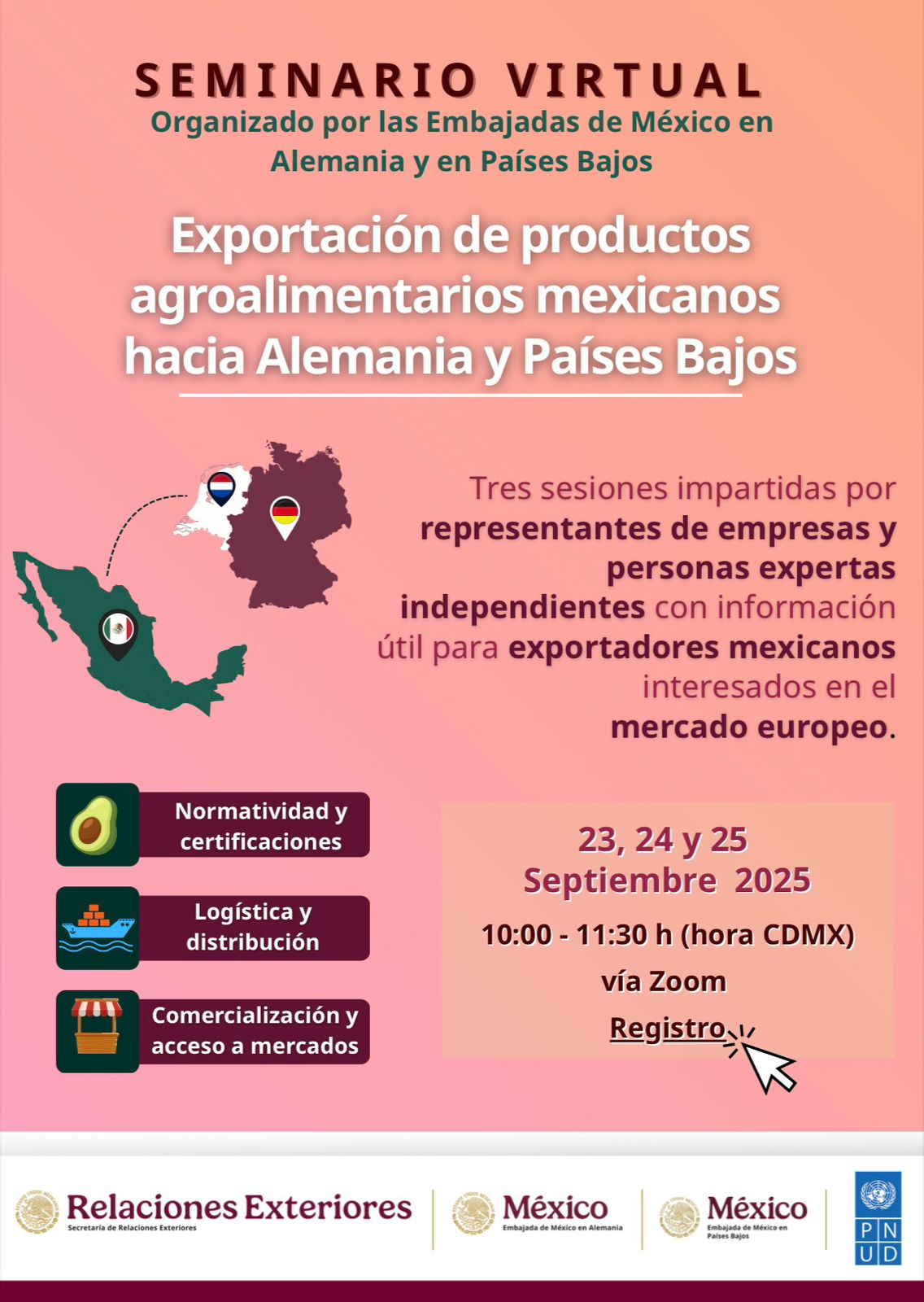 Imagen de Exportación de productos agroalimentarios mexicanos hacia Alemania y Países Bajos