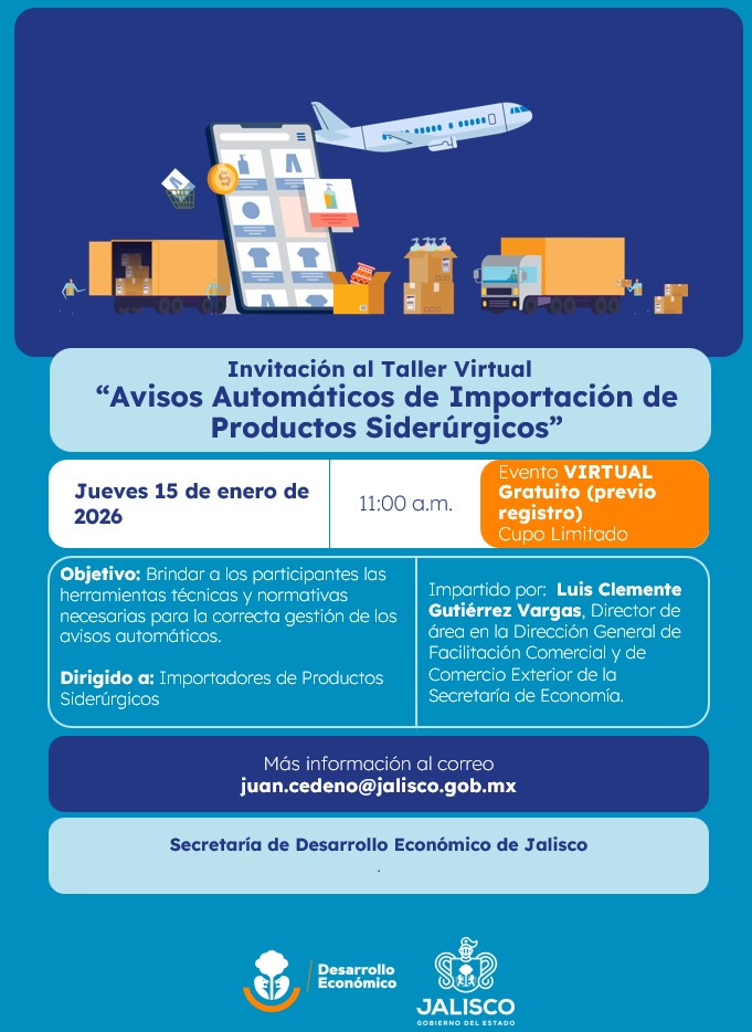 Imagen de Taller Virtual: Avisos Automáticos de Importación (Acero/Siderúrgicos)