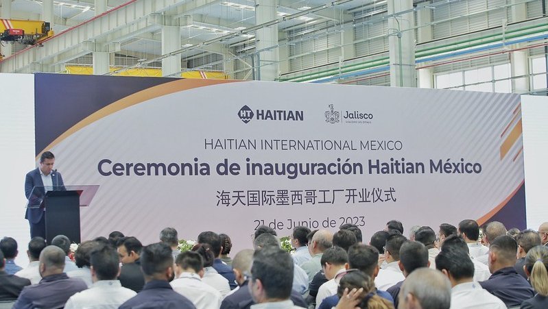 Imagen de Con inversión de más de 400 millones de pesos, inicia operaciones en Jalisco la empresa China Haitian; generarán 100 empleos iniciales